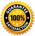 100% satisfaction guarantee